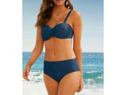 B.P.C bikini granatowe modne wykończenie r.36 70D