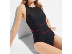 B.P.C kostium kąpielowy modelujący czarny 42.