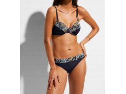 B.P.C bikini granatowe we wzory z figami 38 (75B).