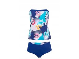 B.P.C tankini dwustronne, kolorowe we wzory 46.