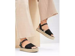 B.P.C sandały espadryle czarne 38.