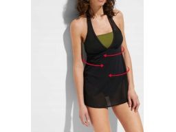 B.P.C sukienka kąpielowa siateczka r.50