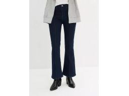 B.P.C ciemne jeansy bootcut granatowe r.44