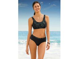 B.P.C bikini czarne we wzory khaki 44.