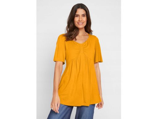 B.P.C T-shirt bluzka żółta luźna ^40/42