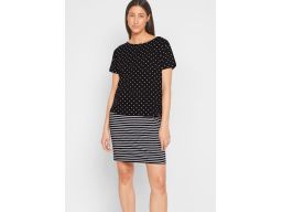 B.P.C bawełniana sukienka + t-shirt komplet ^40/42