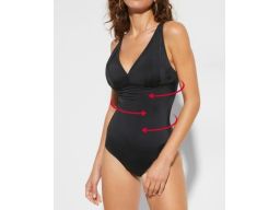 B.P.C modelujący kostium kąpielowy czarny r.38 75D
