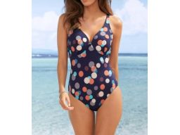 B.P.C kostium kąpielowy w grochy 50 (100F)