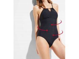 B.P.C kostium kąpielowy modelujący czarny 48.