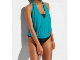 B.P.C tankini 3 części niebiesko-czarne 40.