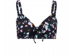 B.P.C biustonosz bikini typu minimizer czarny w kolorowe wzory r.56(11