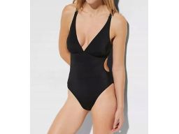 B.P.C kostium jednoczęściowy czarny sexy wycięcia r.44