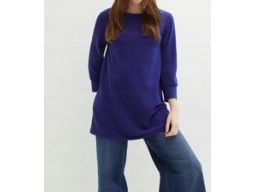 B.P.C cienka bluza dłuższa chabrowa 40/42