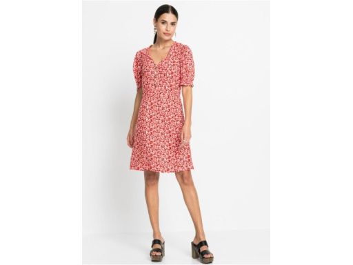B.P.C sukienka czerwona wzory r.50