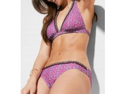 B.P.C bikini bordowe we wzorki r.36(70)