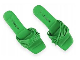 B.P.C klapki zielone damskie 38.