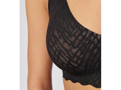 Bezszwowy biustonosz BEZ FISZBIN Sloggi ZERO Feel Bliss Bralette czarn