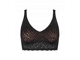 Bezszwowy biustonosz BEZ FISZBIN Sloggi ZERO Feel Bliss Bralette czarn