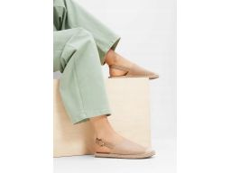 B.P.C espadryle beżowe z odkrytą piętą r.39