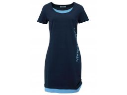 B.P.C granatowa sukienka shirtowa 2w1 40/42.