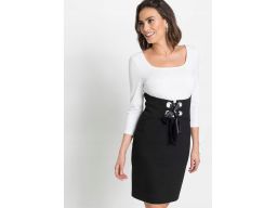 B.P.C sukienka czarno-biała elegancka ^36/38