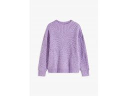 B.P.C fioletowy sweter grubo pleciony r.44/46