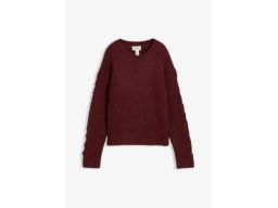 B.P.C sweter bordowy ciepły 44/46.
