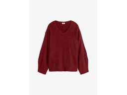B.P.C sweter bordowy włochaty r.44/46