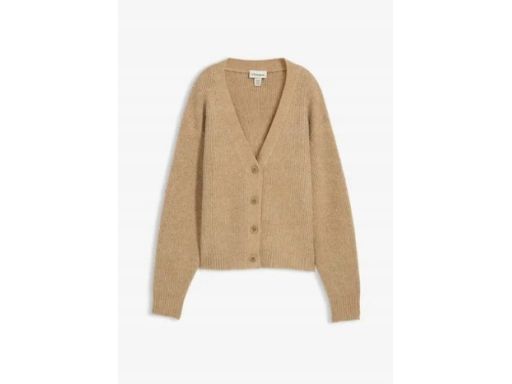B.P.C sweter rozpinany beżowy kardigan r.40/42
