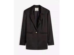 B.P.C marynarka oversize satynowa czarna 48.