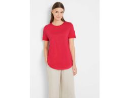 B.P.C t-shirt malinowy z wiskozy 40/42.