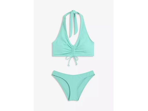 B.P.C bikini turkusowe z wiązaniem na szyi 36.