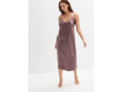 B.P.C koszula nocna siateczkowa satynowa sexi midi r.40/42