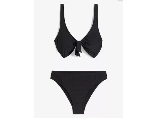 B.P.C bikini czarne z figami z wyższym stanem 44.
