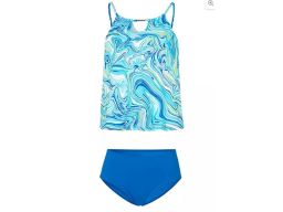 B.P.C tankini kolorowe we wzory z szafirowymi figami 50.