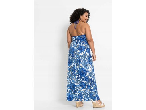 B.P.C Sukienka z dekoltem halter w kwiaty ^40/42
