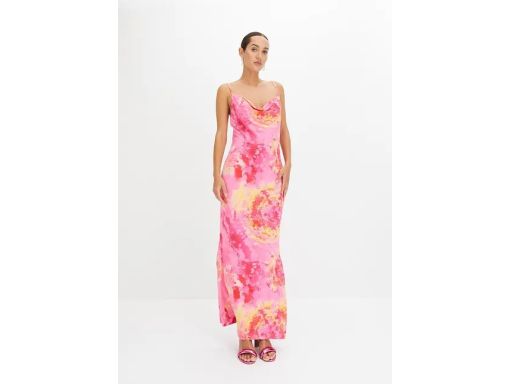 B.P.C wzorzysta sukienka maxi letnia 44/46.