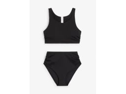 B.P.C bikini bustier czarne z figami z wysokim stanem 42.