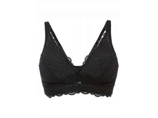 B.P.C biustonosz bralette czarny koronka 90C.