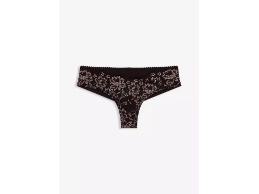 B.P.C koronkowe sexi figi brazylijskie złota nitka r.48/50