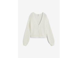 B.P.C krótki sweter rozpinany śmietankowy r.48/50