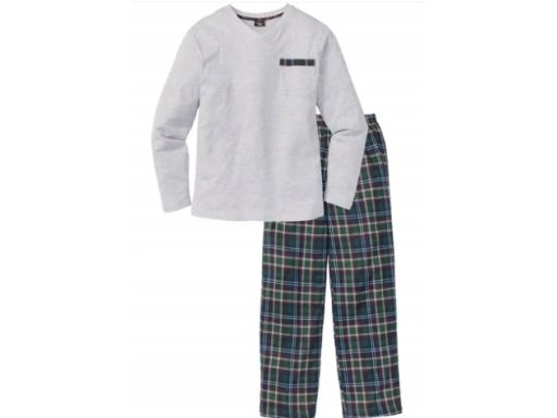 B.P.C piżama męska w kratę XXL.