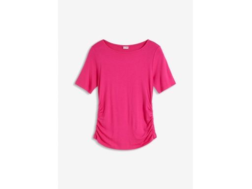 B.P.C t-shirt różowy marszczenia r.40/42