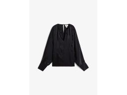 B.P.C satynowa czarna bluzka r.40
