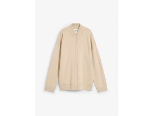 B.P.C sweter kardigan beżowy z wełną z merynosów 36/38.