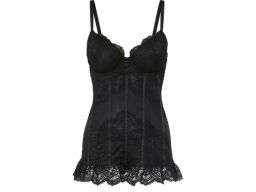 B.P.C czarny top koronkowy r.95B