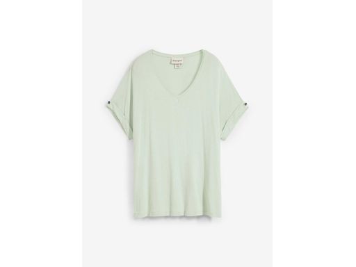 B.P.C t-shirt wiskozowy pistacjowy r.52/54