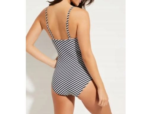 B.P.C kostium kąpielowy bandeau w paski r.42