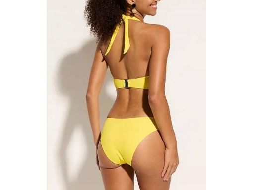 B.P.C bikini żółte z wiązaniem na szyi r.38