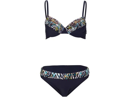B.P.C bikini granatowe we wzory z figami 42 (80C)